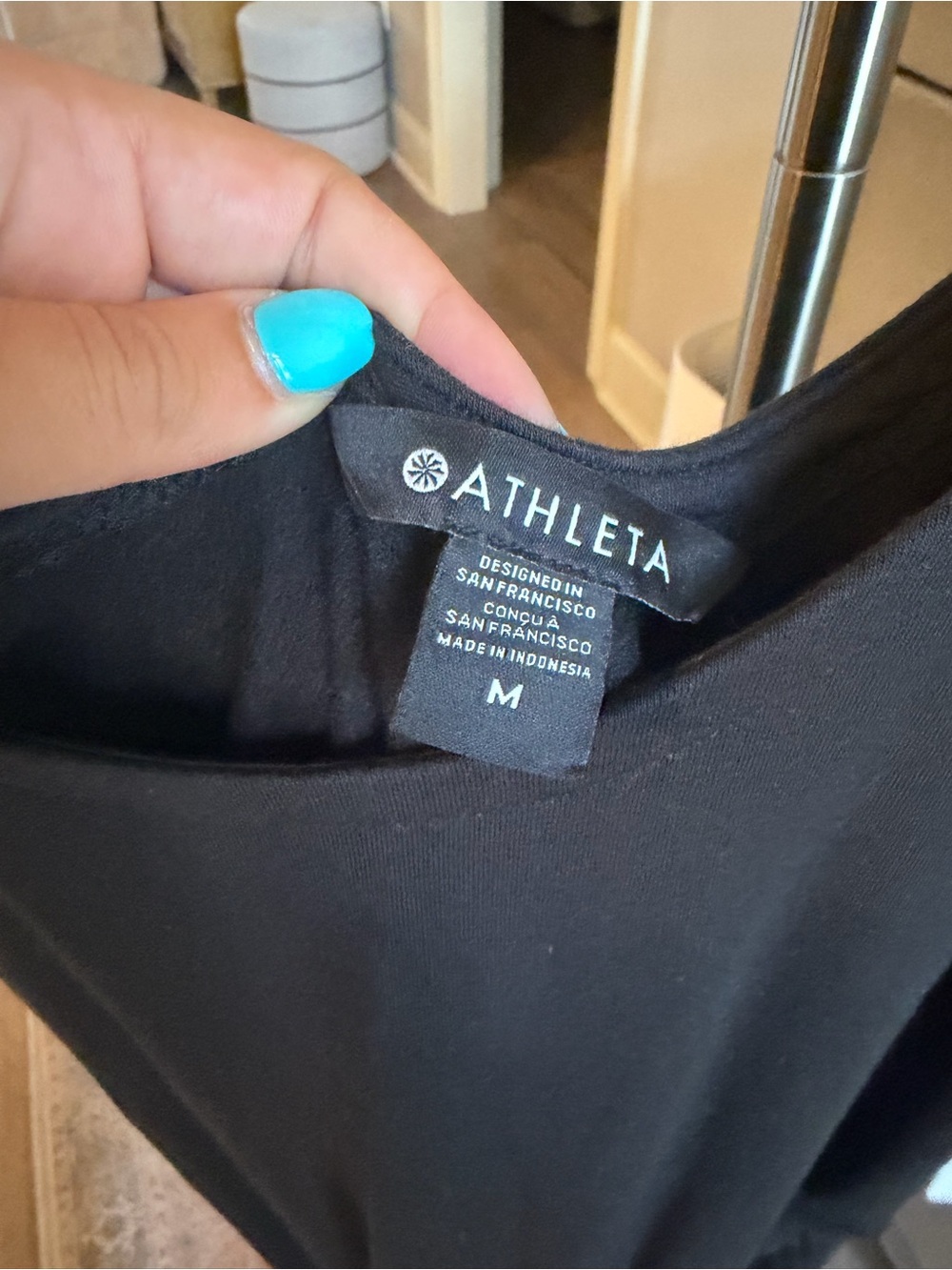 NWT Athleta Balance Jumpsuit in Black - Picture 5 of 5